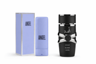 Combo loção angel 200ml Isabelle La Belle+ Asad Elixir Lattafa EDP 100ml